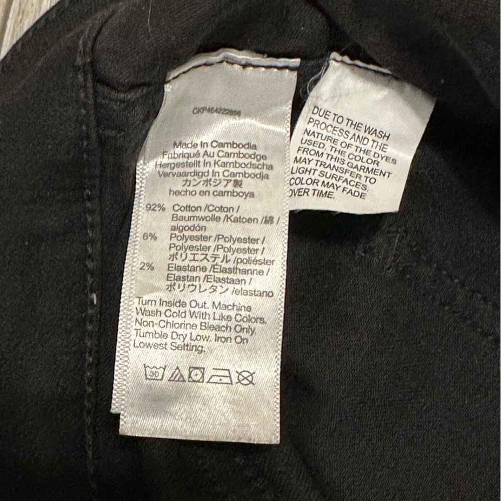 Madewell 10” High-Rise Skinny Jeans in Black Frost - Picture 12 of 12